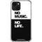 No Music No Life iPhone 14 Plus Clear Case