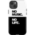 No Music No Life iPhone 15 Impact Case