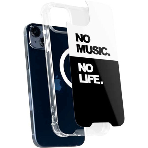 No Music No Life iPhone 15 Plus MagSafe Case