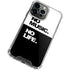 No Music No Life iPhone 14 Pro Clear Case
