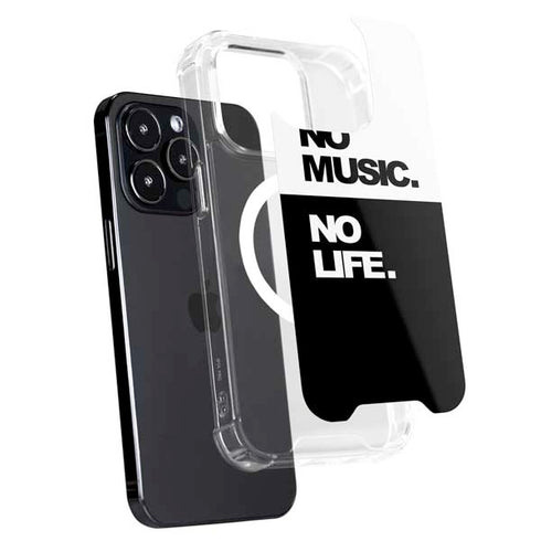 No Music No Life iPhone 15 Pro MagSafe Case