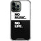 No Music No Life iPhone 15 Pro Max Clear Case