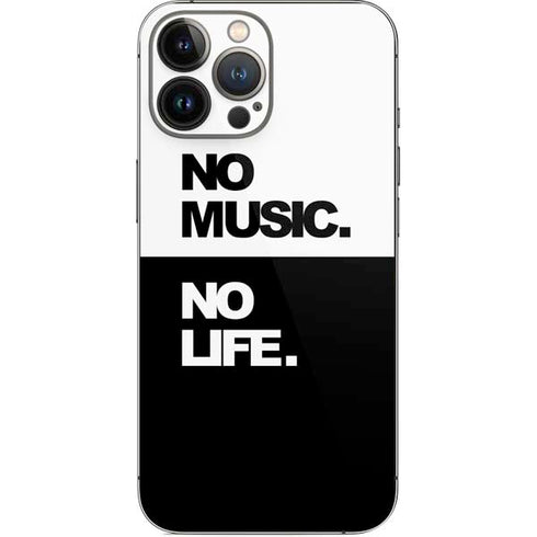 No Music No Life iPhone 14 Pro Max Skin
