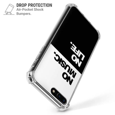 No Music No Life iPhone 7/8 Plus Clear Case