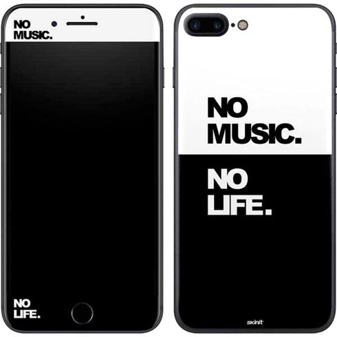 No Music No Life iPhone 8 Plus Skin