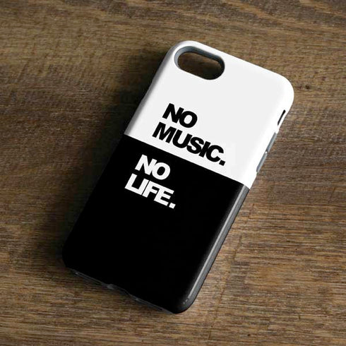 No Music No Life iPhone 8 Pro Case