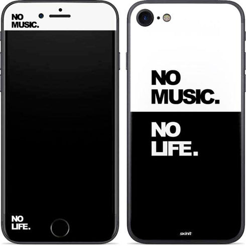 No Music No Life iPhone 8 Skin
