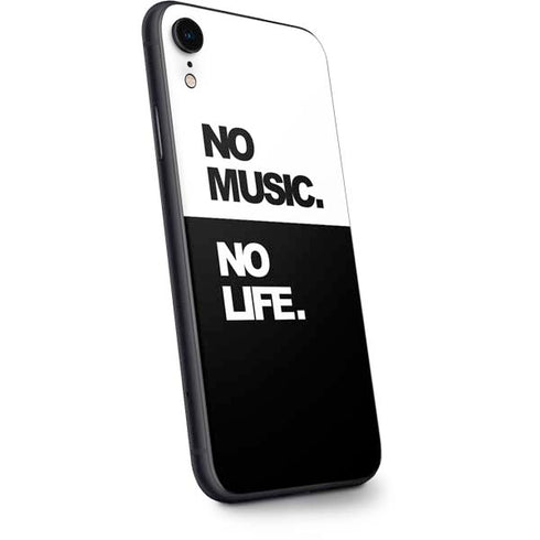 No Music No Life iPhone XR Skin