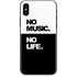 No Music No Life iPhone XS Skin