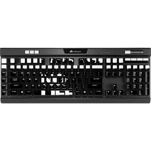 No Music No Life K95 RGB PLATINUM Mechanical Gaming Keyboard Skin