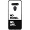 No Music No Life LG K51/Q51 Clear Case