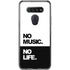 No Music No Life LG K51/Q51 Clear Case
