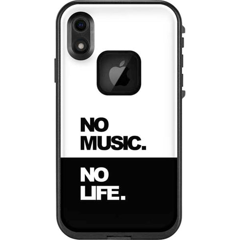 No Music No Life LifeProof Fre iPhone Skin