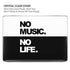 No Music No Life MacBook Air 13in M1 (2021) Case plus Skin