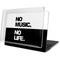 No Music No Life MacBook Pro 15in (2016-19) Case plus Skin