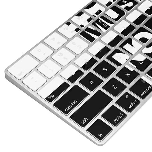 No Music No Life Magic Keyboard Skin