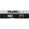No Music No Life Magic Keyboard with Numeric Keypad Skin