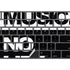 No Music No Life Magic Keyboard with Numeric Keypad Skin
