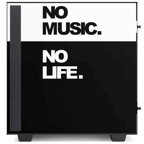 No Music No Life NZXT H510 Compact ATX Mid-Tower Case Skin