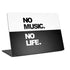 No Music No Life Universal Laptop 16.6in (13.4 x 9.7in) Skin