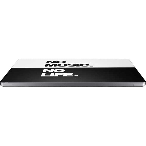 No Music No Life Universal Laptop 16.6in (13.4 x 9.7in) Skin