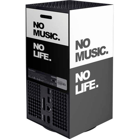 No Music No Life Xbox Series X Console Skin