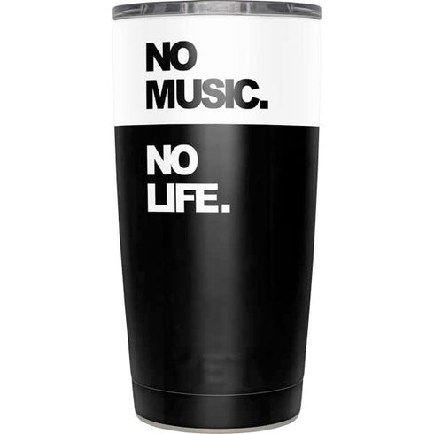No Music No Life Yeti 20oz Tumbler Skin