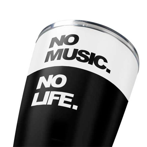 No Music No Life Yeti 20oz Tumbler Skin