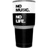 No Music No Life Yeti 30oz Rambler Tumbler Skin