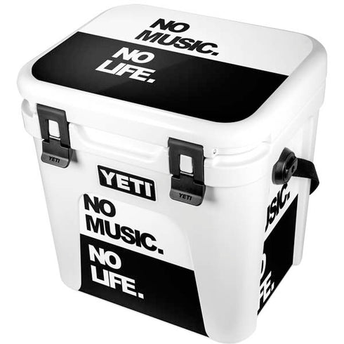No Music No Life YETI Roadie 24 Hard Cooler Skin