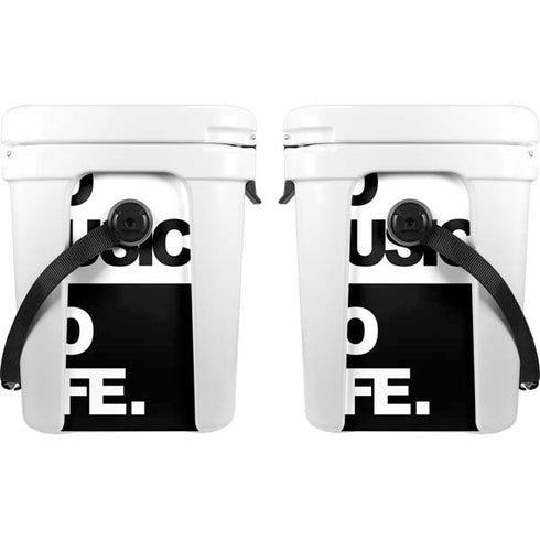 No Music No Life YETI Roadie 24 Hard Cooler Skin