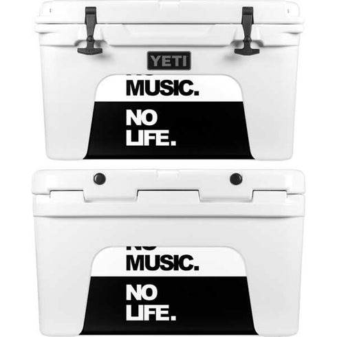 No Music No Life YETI Tundra 45 Hard Cooler Skin