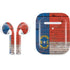 North Carolina Flag Dark Wood Apple AirPods 2 Skin