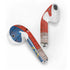 North Carolina Flag Dark Wood Apple AirPods 2 Skin