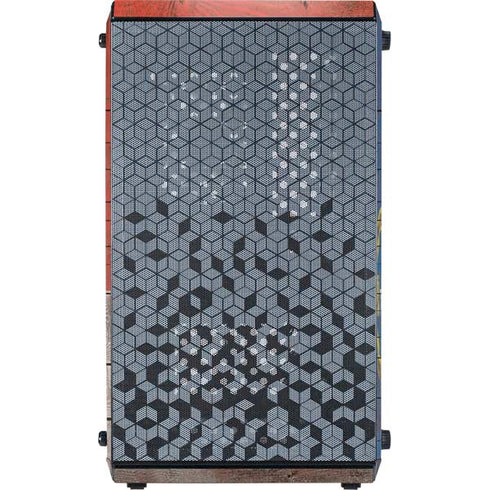 North Carolina Flag Dark Wood Cooler Master MasterBox Q300L Mini Tower Skin