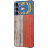 North Carolina Flag Dark Wood Galaxy A14 5G Skin
