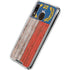 North Carolina Flag Dark Wood Galaxy A30 Clear Case