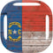 North Carolina Flag Dark Wood Galaxy Buds Live Skin