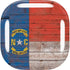 North Carolina Flag Dark Wood Galaxy Buds Live Skin