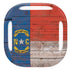 North Carolina Flag Dark Wood Galaxy Buds Pro Skin