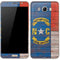 North Carolina Flag Dark Wood Galaxy J7 Skin
