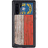 North Carolina Flag Dark Wood Galaxy Note 10 Waterproof Case