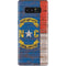 North Carolina Flag Dark Wood Galaxy Note 8 Skin