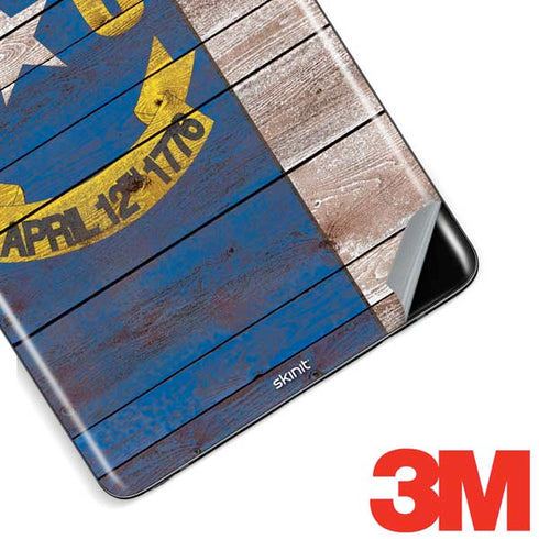 North Carolina Flag Dark Wood Galaxy Note 8 Skin