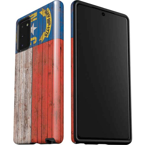 North Carolina Flag Dark Wood Galaxy Note20 5G Pro Case
