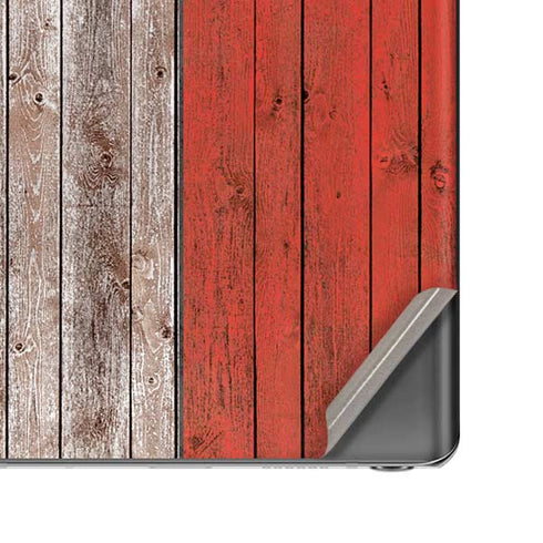 North Carolina Flag Dark Wood Galaxy Note20 5G Skin