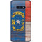 North Carolina Flag Dark Wood Galaxy S10e Skin