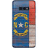 North Carolina Flag Dark Wood Galaxy S10e Skin