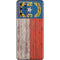 North Carolina Flag Dark Wood Galaxy S20 Plus Skin