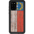 North Carolina Flag Dark Wood Galaxy S20 Plus Waterproof Case